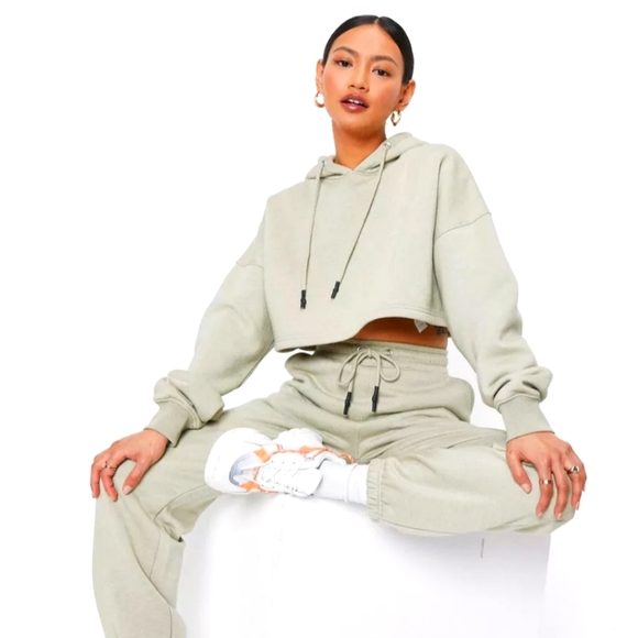 ❤Drawstring cropped hoodie from Nasty Gal❤ - Picture 3 of 5